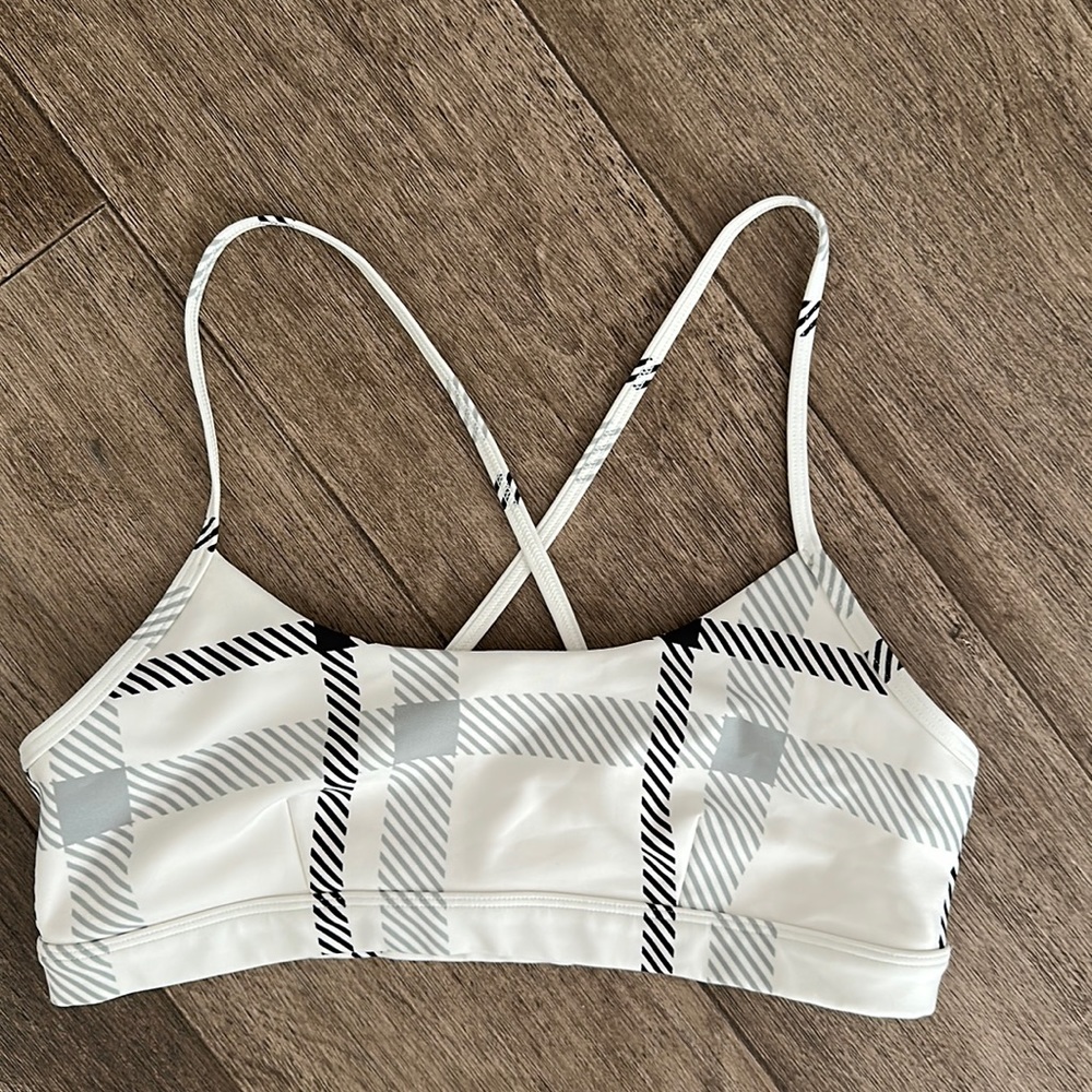 Alo yoga plaid bra